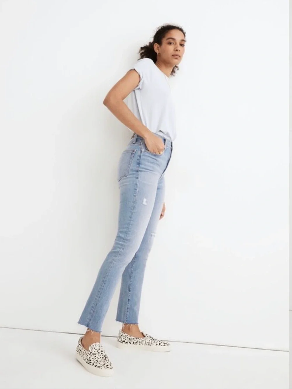 Madewell Perfect Vintage Jean Worn Out Edition Coffey Wash 26T